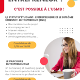 Étudiant et entrepreneur ? C’est possible à l’Université Savoie Mont Blanc !